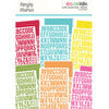 Simple Stories - Color Vibe Collection - Sticker Book - Alpha - Brights