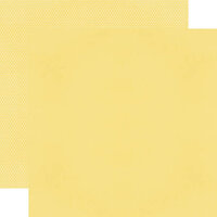 Simple Stories - Color Vibe Collection - 12 x 12 Double Sided Paper - Buttercup