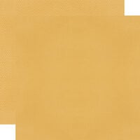Simple Stories - Color Vibe Collection - 12 x 12 Textured Cardstock - Mustard