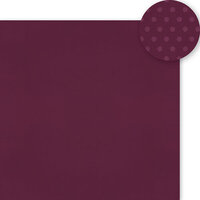 Simple Stories - Color Vibe Collection - 12 x 12 Double Sided Paper - Mulberry
