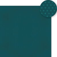 Simple Stories - Color Vibe Collection - 12 x 12 Double Sided Paper - Deep Teal