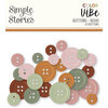Simple Stories - Color Vibe Collection - Buttons - Boho