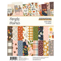 Simple Stories - Cozy Days Collection - 6 x 8 Paper Pad