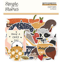 Simple Stories - Cozy Days Collection - Ephemera - Bits and Pieces