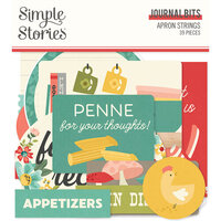 Simple Stories - Apron Strings Collection - Ephemera - Journal Bits