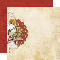Simple Stories - Simple Vintage Ancestry Collection - 12 x 12 Double Sided Paper - Yesteryear