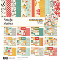 Simple Stories - Hello Today Collection - 12 x 12 Collection Kit