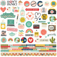 Simple Stories - Quarantined Collection - 12 x 12 Cardstock Stickers