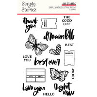 Simple Stories - Simple Vintage Cottage Fields Collection - Photopolymer Stamps