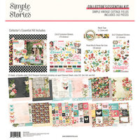 Simple Stories - Simple Vintage Cottage Fields Collection - 12 x 12 Collector's Essential Kit
