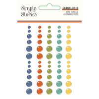 Simple Stories - Safe Travels Collection - Enamel Dots