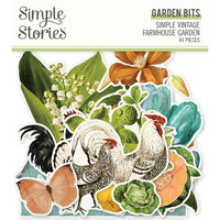 Simple Stories - Simple Vintage Farmhouse Garden Collection - Ephemera - Garden Bits
