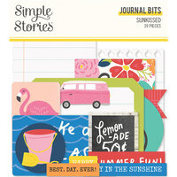 Simple Stories - Sunkissed Collection - Ephemera - Journal Bits