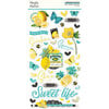 Simple Stories - Simple Vintage Lemon Twist Collection - 6 x 12 Chipboard Stickers