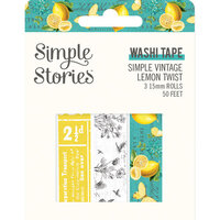 Simple Stories - Simple Vintage Lemon Twist Collection - Washi Tape