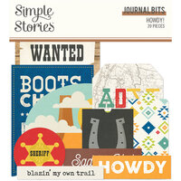 Simple Stories - Howdy! Collection - Journal Bits
