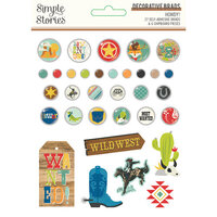 Simple Stories - Howdy! Collection - Decorative Brads