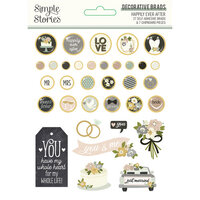 Simple Stories - Happily Ever After Collection - Decorative Brads