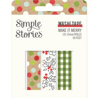Simple Stories - Make It Merry Collection - Christmas - Washi Tape