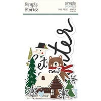 Simple Stories - Simple Pages Collection - Page Pieces - Winter