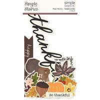 Simple Stories - Simple Pages Collection - Page Pieces - Thanksgiving