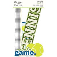 Simple Stories - Simple Pages Collection - Page Pieces - Tennis