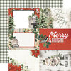 Simple Stories - Simple Vintage Rustic Christmas Collection - 12 x 12 Double Sided Paper - 4 x 6 Elements