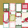 Simple Stories - Holly Days Collection - Christmas - 12 x 12 Double Sided Paper - Journal Elements
