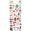Simple Stories - Holly Days Collection - Christmas - Puffy Stickers