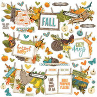 Simple Stories - Simple Vintage Country Harvest Collection - 12 x 12 Cardstock Stickers - Banners