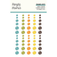 Simple Stories - Simple Vintage Country Harvest Collection - Enamel Dots