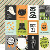 Simple Stories - Spooky Nights Collection - Halloween - 12 x 12 Double Sided Paper - 3 x 4 Elements