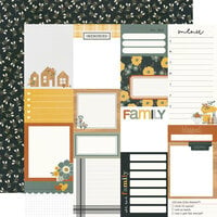 Simple Stories - Hearth and Home Collection - 12 x 12 Double Sided Paper - Journal Elements