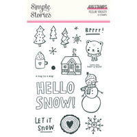 Simple Stories - Feelin' Frosty Collection - Clear Photopolymer Stamps
