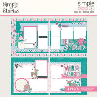 Simple Stories - Simple Pages Collection - Page Kit - Winter Days