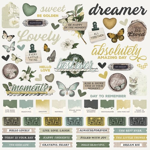Simple Stories - Simple Vintage Weathered Garden Collection - 12 x