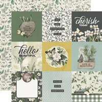 Simple Stories - Simple Vintage Weathered Garden Collection - 12 x 12 Double Sided Paper - 4 x 4 Elements