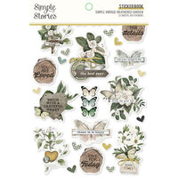 Simple Stories - Simple Vintage Weathered Garden Collection - Sticker Book
