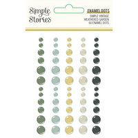 Simple Stories - Simple Vintage Weathered Garden Collection - Enamel Dots