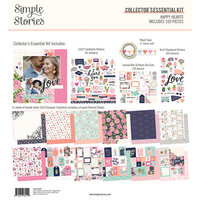 Simple Stories - Happy Hearts Collection - 12 x 12 Collector's Essential Kit