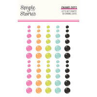 Simple Stories - Let's Get Crafty Collection - Enamel Dots