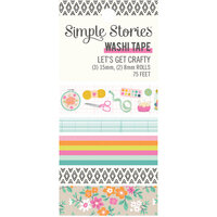 Simple Stories - Let's Get Crafty Collection - Washi Tape
