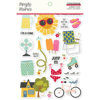 Simple Stories - Summer Lovin' Collection - Sticker Book