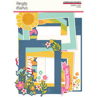 Simple Stories - Summer Lovin' Collection - Chipboard Frames