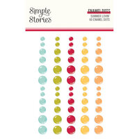 Simple Stories - Summer Lovin' Collection - Enamel Dots