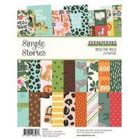 Simple Stories - Into The Wild Collection - 6 x 8 Paper Pad