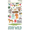 Simple Stories - Into The Wild Collection - 6 x 12 Chipboard Stickers