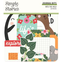 Simple Stories - Into The Wild Collection - Ephemera - Journal Bits