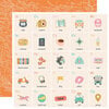 Simple Stories - Let's Go Collection - 12 x 12 Double Sided Paper - Pack Your Bags
