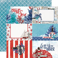 Simple Stories - Simple Vintage Vintage Seas Collection - 12 x 12 Double Sided Paper - 4 x 6 Elements